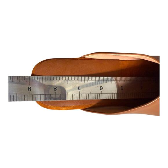 Rachel Comey Blaring Clog Size 8 (fits 7.5) Brown Nappa Leather Wood Mule - Picture 15 of 16